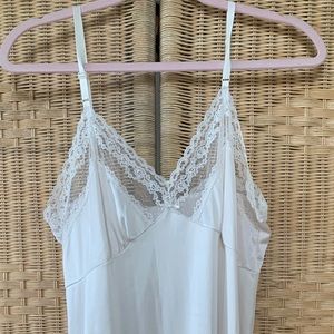 vintage white slip dress